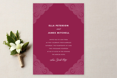 High Brow Wedding Invitations
