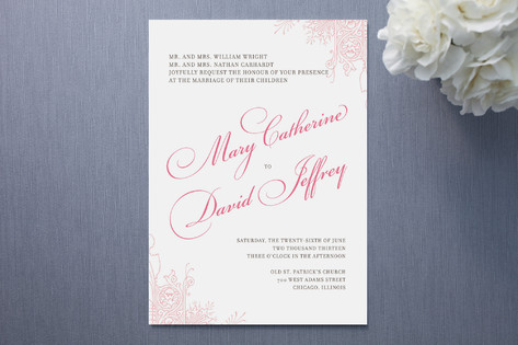 Float + Amour Wedding Invitations