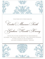Float + Bridal Brocade Wedding Invitations