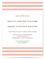 Float + Sweetie Stripe Wedding Invitations