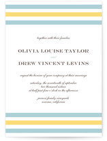 Float + Sweetie Stripe Wedding Invitations