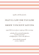 Float + Sweetie Stripe Wedding Invitations