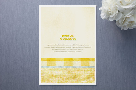 Layers Wedding Invitations
