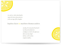 Lemon Drop Wedding Invitations