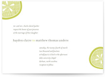 Lemon Drop Wedding Invitations