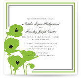 Preppy Poppy Wedding Invitations