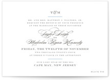Charming Go Lightly Wedding Invitations