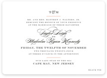 Charming Go Lightly Wedding Invitations