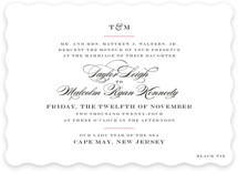 Charming Go Lightly Wedding Invitations