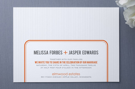 MR. AND MRS. Wedding Invitations