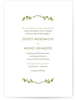MODERN BRANCH Wedding Invitations