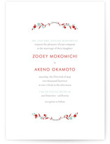MODERN BRANCH Wedding Invitations