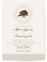 Modern Crest Wedding Invitations