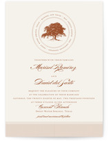 Modern Crest Wedding Invitations