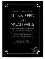 Modern Classic Wedding Invitations