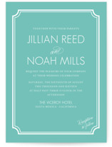 Modern Classic Wedding Invitations