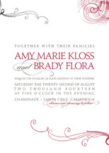 Amy Wedding Invitations, by Wiley Valentine