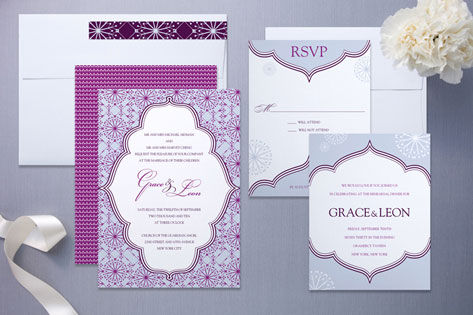 Grace Wedding Invitation by Wiley Valentine