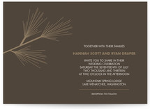 Pine Branch Wedding Invitations