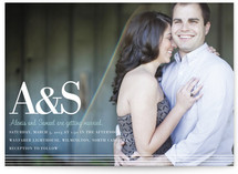 simply stripes Wedding Invitations