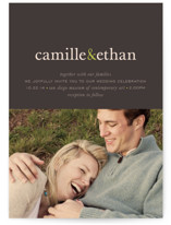 Pop of Color Wedding Invitations