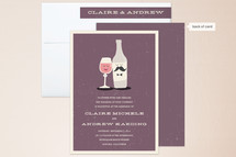 Little Wine Charmers Wedding Invitations