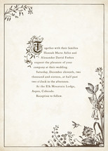 Story Book Wedding Invitations, by Jody Wody