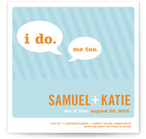 Smart Conversation Wedding Invitations