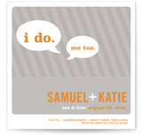 Smart Conversation Wedding Invitations