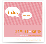 Smart Conversation Wedding Invitations