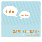 Smart Conversation Wedding Invitations
