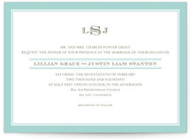 Classic Prep Wedding Invitations
