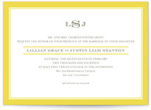 Classic Prep Wedding Invitations