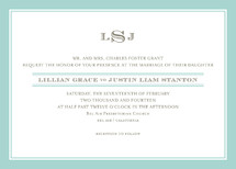 Classic Prep Wedding Invitations, by Annie Clark