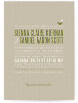 SWEET LINEN Wedding Invitations