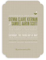 SWEET LINEN Wedding Invitations