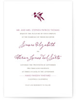 Simple Olive Wedding Invitations