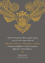 Spanish Lace Wedding Invitations, by Annie Clark
