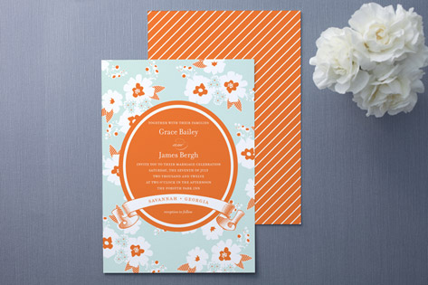 Sweet Summer Wedding Invitations