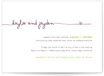 The Happy Couple Wedding Invitations
