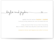 The Happy Couple Wedding Invitations, by R studio