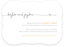 The Happy Couple Wedding Invitations