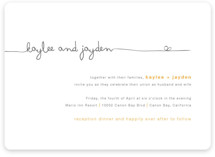 The Happy Couple Wedding Invitations