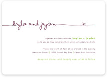 The Happy Couple Wedding Invitations