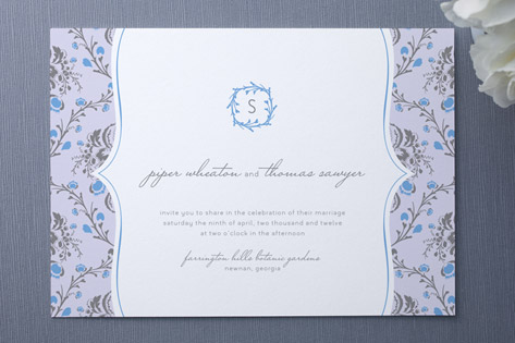 vine divine Wedding Invitations