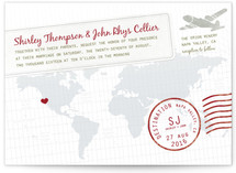 A Faraway Destination Wedding Invitations