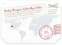 A Faraway Destination Wedding Invitations