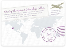 A Faraway Destination Wedding Invitations
