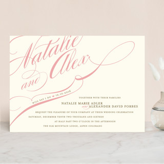 Winter Flourish Wedding Invitations