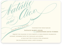 Winter Flourish Wedding Invitations